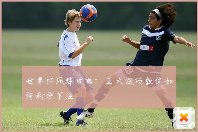 世界杯压球攻略:五大技巧教你如何科学下注